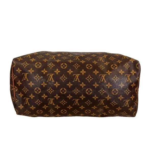 Authentic Louis Vuitton Satchel Bag Speedy 40 Monogram Used LV Handbag Vintage - Picture 6 of 12